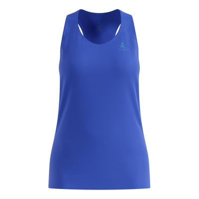 Odlo Essential Hardloopshirt Dames-blauw