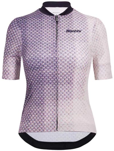 Santini Paws Forma Korte Mouw Wielertrui Zwart XL Vrouw