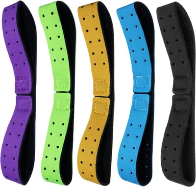 5 Stuks Vervangende Borstbanden voor Hartslagmeter - Verstelbaar en Zacht Armband Type