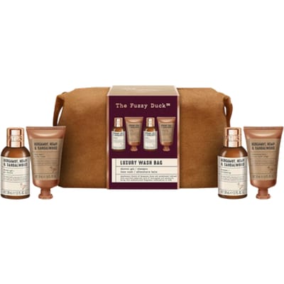 The Fuzzy Duck Bergamot, Hennep & Sandelhout Men's Luxury Toiletry Wash Bag Gift Set