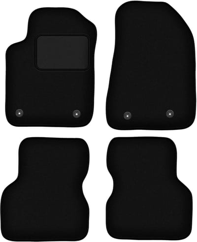 Zwarte veloursmatten voor: Alfa Romeo Giulietta hatchback (2010-2020)