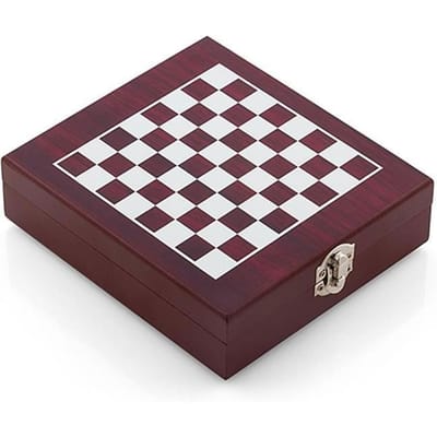 Oramics 2 en 1 d'accessoires pour le vin et jeu d'échecs Boîte ? Pour les amateurs de vin et Sommeliers ? Boîte en bois avec