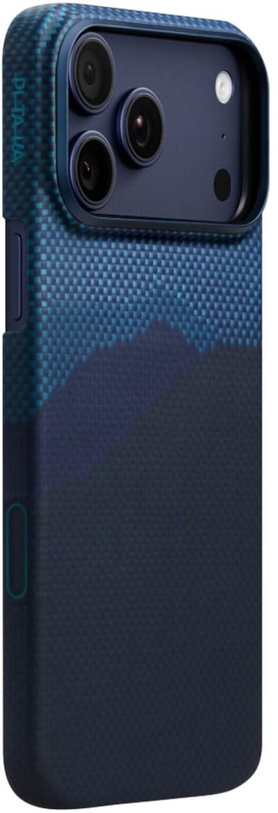 PITAKA Ultra-Slim Case - Hoesje Geschikt voor Apple iPhone 17 Pro - Compatibel met MagSafe - 600D Aramidevezel Back Cover - Ultra Dun - Horizon