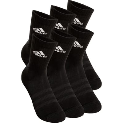 Adidas Performance Cushioned Sportswear Crew Socks 6 Pairs Maat: XS | Sokken Outlet | Unisex | Zwart