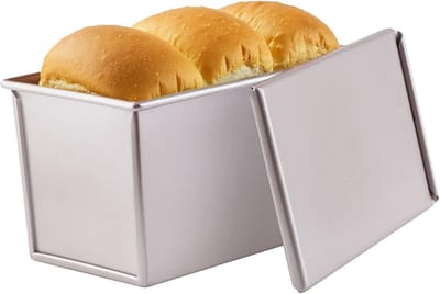 Broodpan met Deksel voor Toast en Brood, Non-Stick Rechthoekige Bakvorm voor Oven
