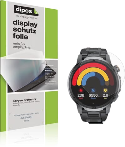 dipos – 6x Matte Beschermfolie geschikt voor LIGE SMART EF19 | Krasbestendige & antireflecterende Screenprotector Ultra-Thin