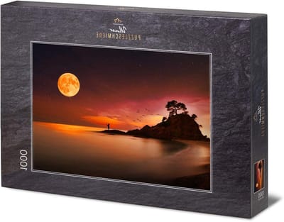 Legpuzzel Droomreis - Puzzel volwassenen - Ontspannende avonden - Fantasie motief - 68 x 48 cm - Maangloed
