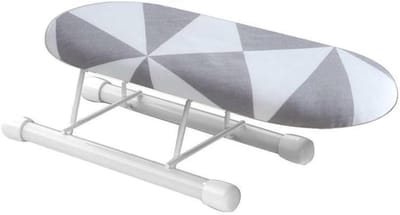 Mini strijkplank - Tafelstrijker - Mouwen strijken - Opvouwbaar ontwerp - 26 cm - Grijs