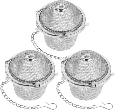 Reinigingsmandjes Sieraden - Ultrasoon Mandjes - Sieraden Reinigen - Fijnmazig Gaasontwerp - 3 Stuks - Zilverkleurig