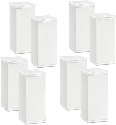 8 St. meubelpoot Quebec 100 mm (+ 10 mm) 40 x 40 mm wit hoogteverstelbare meubelpoten van aluminium van Sotech