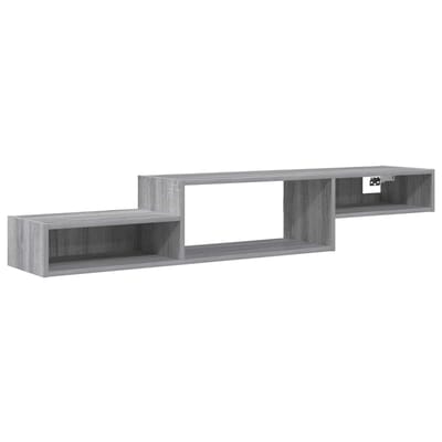 vidaXL - Wand - gemonteerd - TV - Kast - Muurmontage - Grijs - Sonoma