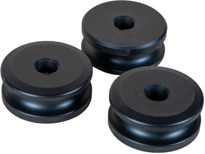 Set van 3 walsen - kunststof - voor buizen dia. 25 mm Metallkraft PRM10-25E