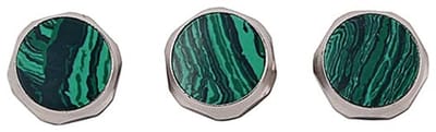 Dailygoods- Trompetklep Set van 3 - Vingerknoppen - Reparatieonderdelen - Toetsen - Malachiet - Verbeterde nauwkeurigheid - Trompetknop