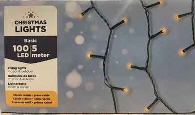 100 Kerstboomlampjes Led Klassiek Warm