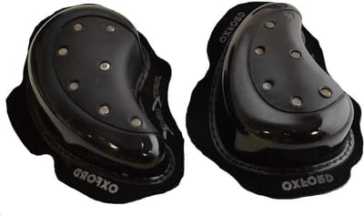Knieschleifers Motor - Knieschijf sliders - Motorrijden - Duurzaam compound materiaal - One size - Zwart