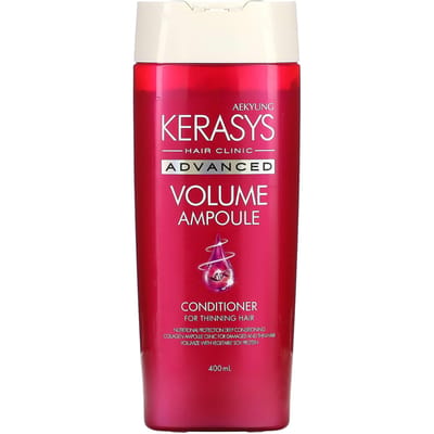 Kerasys, Après-shampoing Advanced Volume Ampoule, pour cheveux fins, 400 ml red