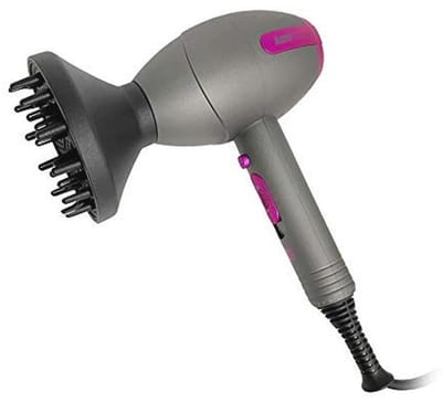 Professionele haardroger voor krullend en pluizig haar met anti-frizz functie