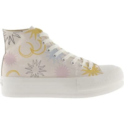 High-top dames sportschoenen met zonneprint Victoria Doble