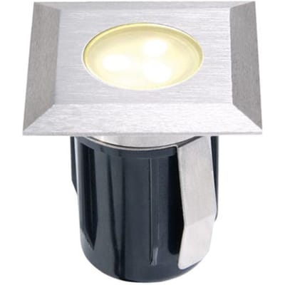Garden Lights Atria Inbouwspot – Voorzien Van Twaalf Volt Plug En Play Systeem En Ip67 Waterbestendige Behuizing En Een Meter Kabel – Voor Terras En Vlonder – Grijs Roestvrij Staal – Nul komma Vijf Watt