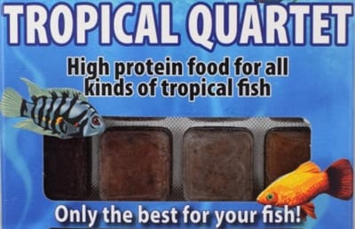 Ruto Tropical Quartet diepvries visvoer | blister 100 gram | 4-in-1 mix Diepvries