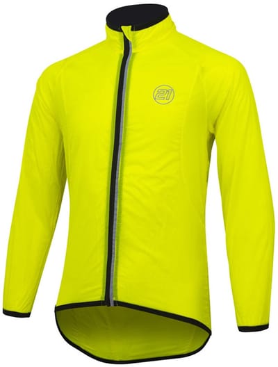 21Virages kinderregenjack Halo JR kidsfluo zwart-6Y