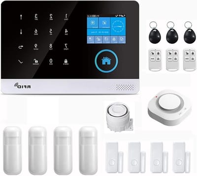 Draadloos Alarm Systeem - Smart Home Kit - Huis Beveiligen - Tuya App Bediening - 50 Gram - Zwart
