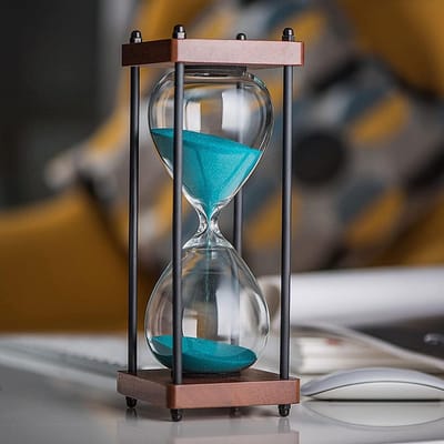 Zandloper Timer - Zandklok Glas - Bureau Decoratie - Kleurrijk Zand - Niet gespecificeerd - Meerdere kleuren