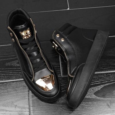 Trend Schoenen Herenschoenen Luxe Herenlaarzen Hoge Kwaliteit Heren Casual Voor Topveiligheid Chelsea Chunky Sneakers Board Winter 44 zwart