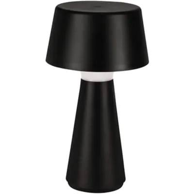 EGLO Scorrano Tafellamp - Aanraakdimmer - Draadloos - 29 cm - Zwart - Instelbaar wit licht - Oplaadbaar - Voor Binnen en Buiten