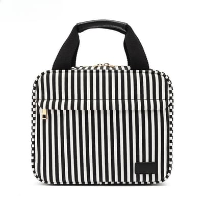 Handtas Dames Casual Toilettas Mobiele Telefoontas Multifunctionele Waterdichte Canvas Reistas Meerlaags black