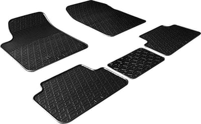 Gledring Rubbermatten passend voor Citroen Berlingo / Peugeot Partner 2002-2008 (G profiel 5-delig + montageclips)