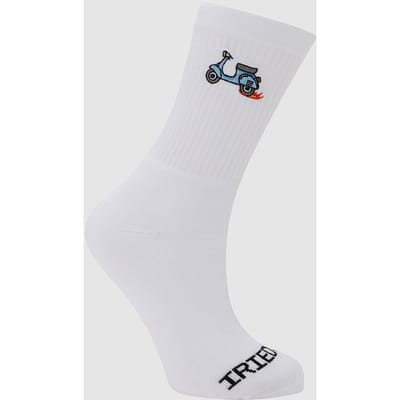 Iriedaily Fast Scooter Socks wit