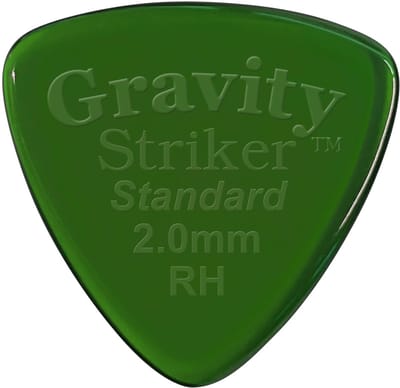 Gravity Guitar Picks GSRS2P-RH Striker RH Speed Bevels Standard 2,0 mm - Plectrum