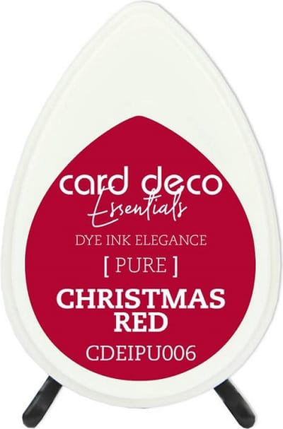 Card Deco Essentials Pure Dye Ink Christmas Red