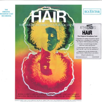 LP Plaat VARIOUS - Hair - The American Tribal Love-Roc MOVATM289 Music On Vinyl 2021 Europa Rock yellow