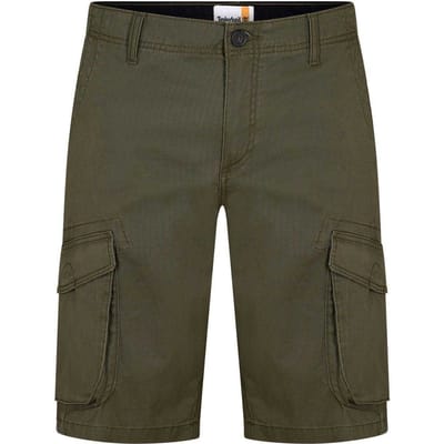 Timberland Heren Twill Casual Cargo Shorts (Bladgroen)