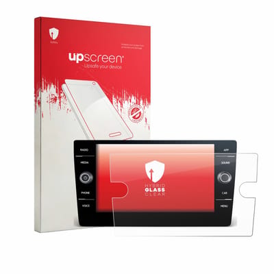 upscreen - Screenprotector voor Volkswagen T-Roc Style 2023 Discover Media 8" - Folie Beschermfolie Beschermglas transparant
