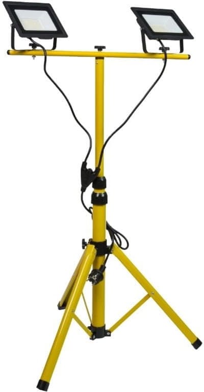 Verstelbare 100W Led-bouwlamp met statief voor binnen en buiten