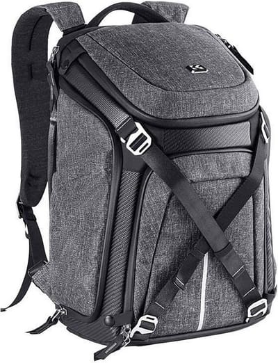 K&F Concept Camera Backpack Grey voor 2 Camera's - 25 Liter