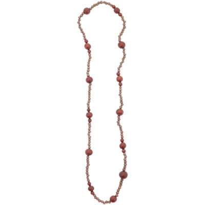 Behave – Ketting – Hout – Grote kralen – Statement – 88 cm