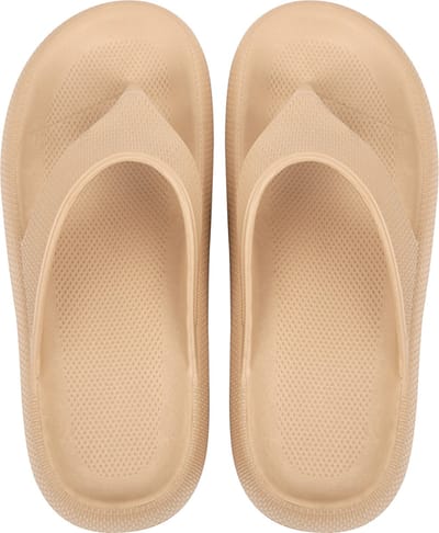 Geweo Heren Slippers - Badslippers Zwembad - Khaki - Maat 40/41