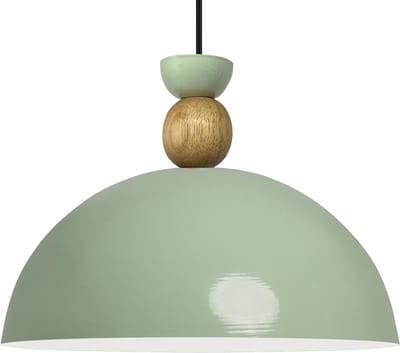 Bamyum Yimpi Hanglamp Ø30 cm, E27, Vintage Industrieel Mintgroen Lamppendel