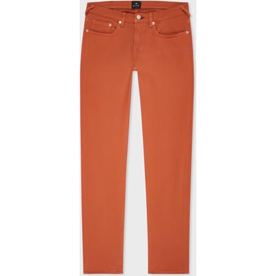 Paul Smith Tapered Fit Jean Brick Red Maat: W36 | Slim Jeans Outlet | Heren | Oranje