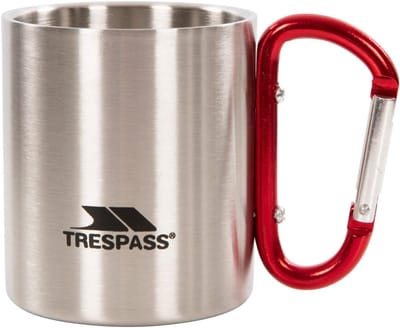 Dubbelwandige Aluminium Karabijnhaak Camping Beker 230ml - Ideaal voor Buitenactiviteiten
