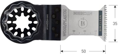 BIM STARLOCK INVALZAAGBLAD TYPE MTC35BI, 35X50 MM
