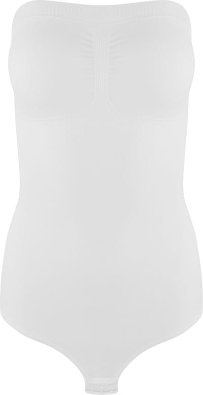 MAGIC Bodyfashion Bandeau Thong Body Corrigerend ondergoed - Crispy White - Maat S
