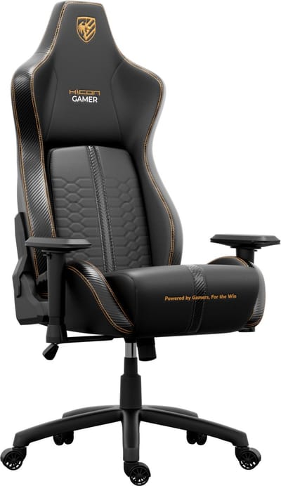 HICON® Luxe premium Bureaustoel – Ergonomische bureaustoel – Luxe directiestoel – Premium comfort Pulse Series - Havoc - Oranje