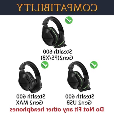 Hoofdband kussenhoes voor Turtle Beach Stealth 600 Gen2 - Vervangende hoofdtelefoonaccessoires, comfortabele reparatieonderdelen voor gaming headsets