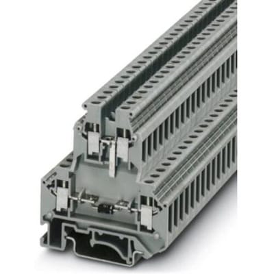 Phoenix Contact UKK 5-DIO/UL-UR 2791029 Doorgangsserieklem Aantal polen: 4 0.2 mm² 4 mm² Grijs 50 stuk(s)