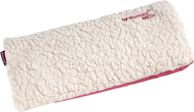 Verwarmbare Kruidenkruik - Nekwarmer - Ontspanning Spieren - Uitneembare Vulling - 27 x 14 cm - Beige Rood
